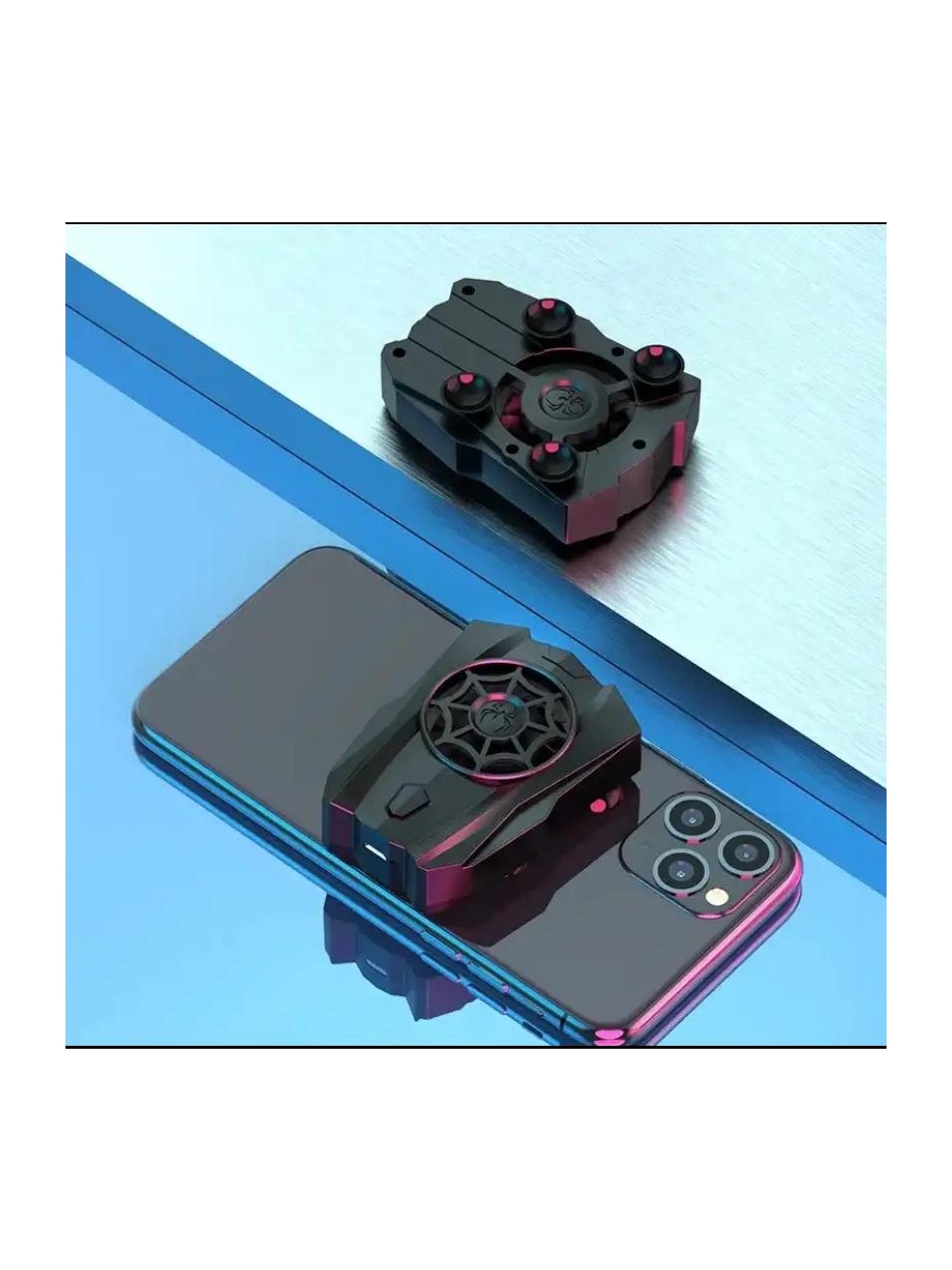 Bilişim Burada P10 Şarj Edilebilir Cep Telefonu Radyatör DC5V 1A Hava Soğutmalı Arka-Klip Oyunu Soğutucu Abs Ios Android Için Soğutma